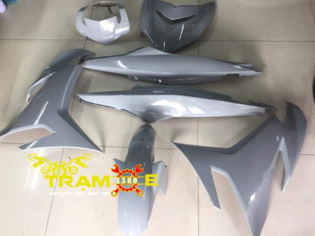 Combo Sơn Xịt Samurai Màu Xám Xi Măng 104 (Bộ 3 Chai Đủ Quy Trình Bền Đẹp)