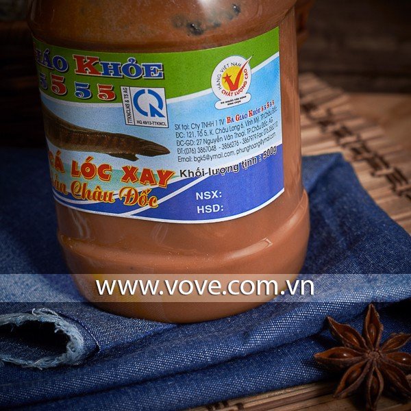 Mắm cá Lóc Xay hiệu Bà Giáo Khỏe Châu Đốc hũ 500gr