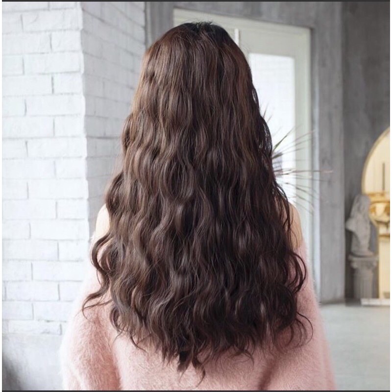 Tóc giả độn phồng 3 tệp uốn xù