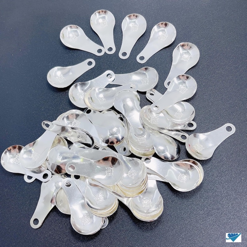 THÌA BẠC ĐÁNH CẢM CHUẨN BẠC TA NGUYÊN CHẤT -THJ SILVER