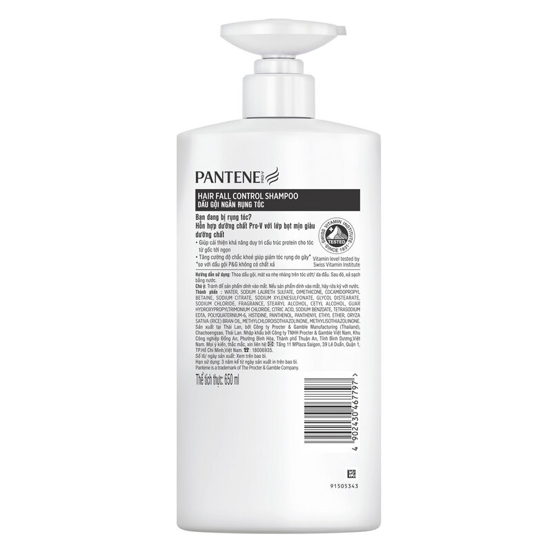 Dầu Gội Pantene Ngăn Rụng Tóc 650ml