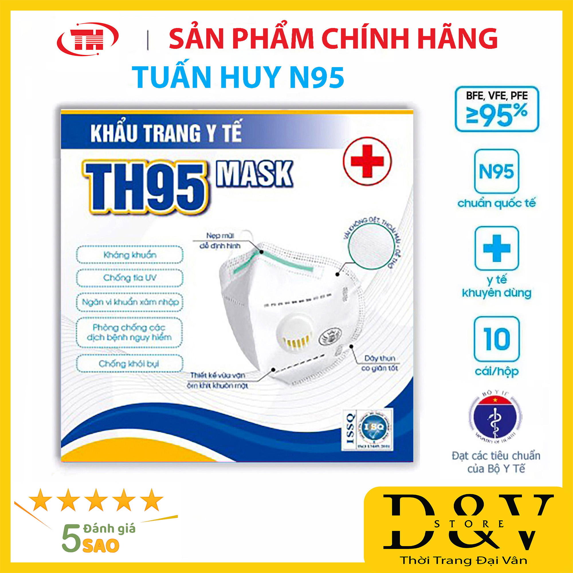 Khẩu trang 3D Mask hộp 50 cái kháng khuẩn, giao Tuấn Huy hoặc Bảo Huy, có logo tem niêm phong, đạt tiêu chuẩn ISO và kiểm định Bộ Y Tế, Khẩu trang y tế 3D Mask