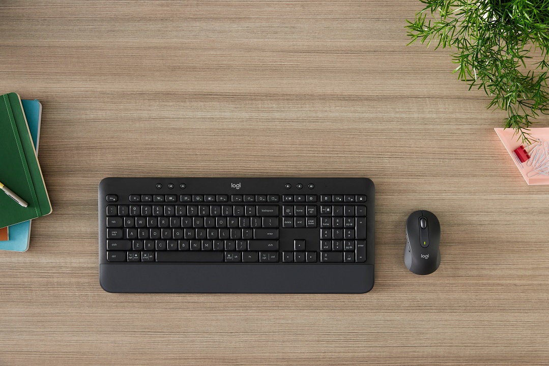 Bàn phím chuột Logitech MK650 Signature Business, Yên lặng, Kết nối Bluetooth / Usb Logi Bolt - Hàng chính hãng