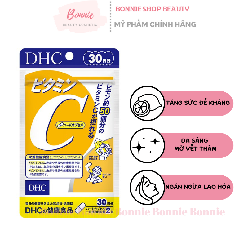 Viên uống bổ sung Vitamin C DHC Nhật Bản
