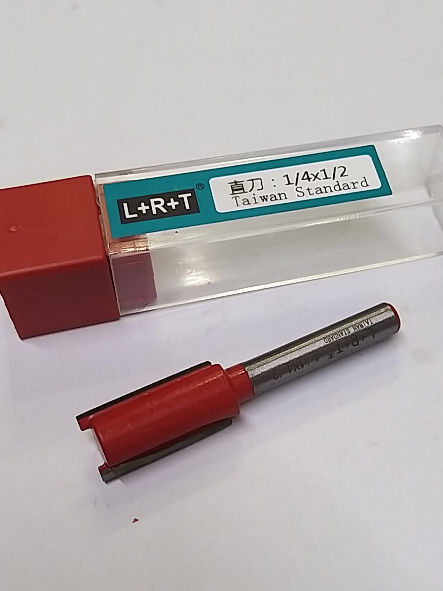 [HCM]Mũi Phay Gỗ Thẳng 1/4 x 1/2 (Đỏ)