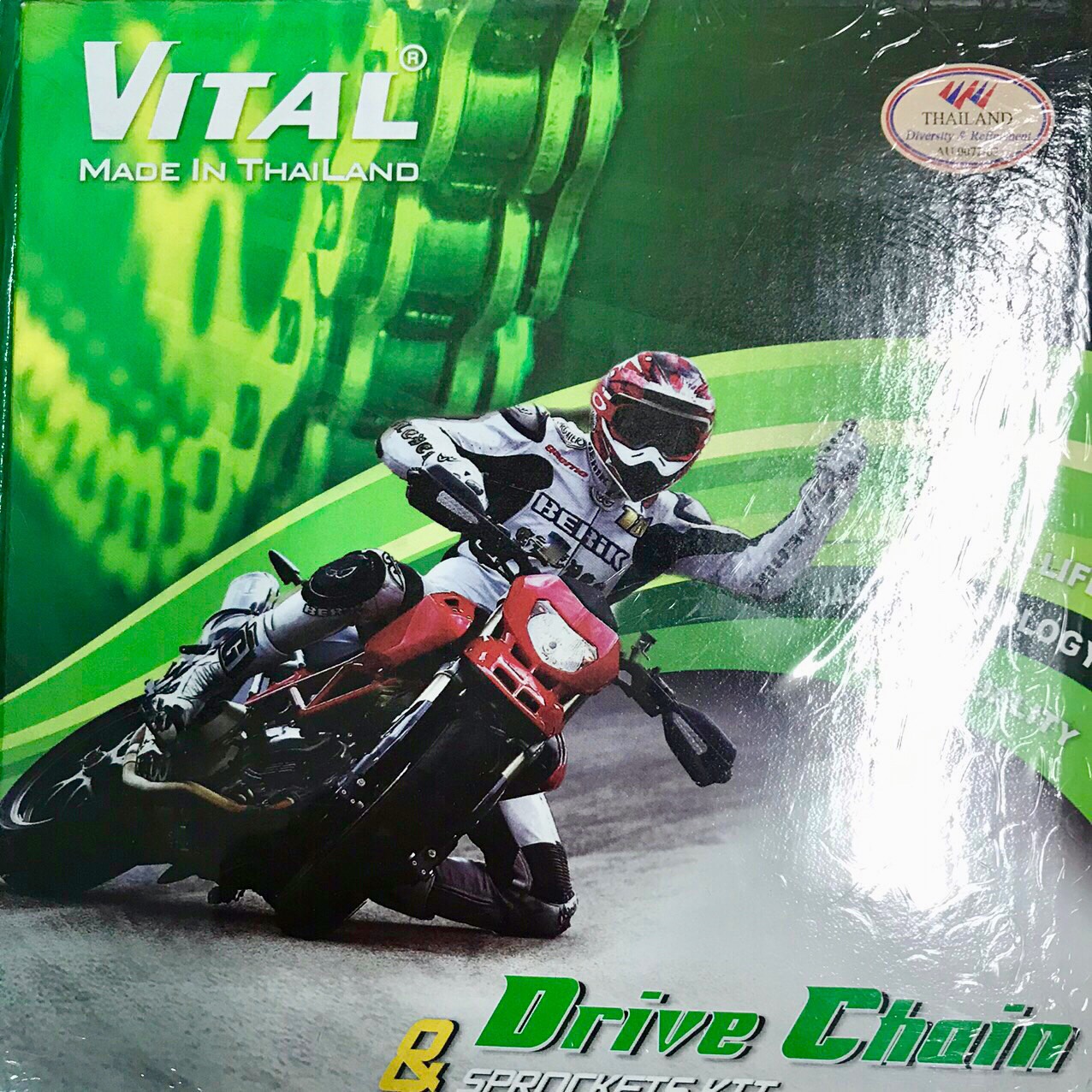 Nhông Sên Dĩa  Dream / Wave củ ( 428-100L, 14T - 36T ) Vital