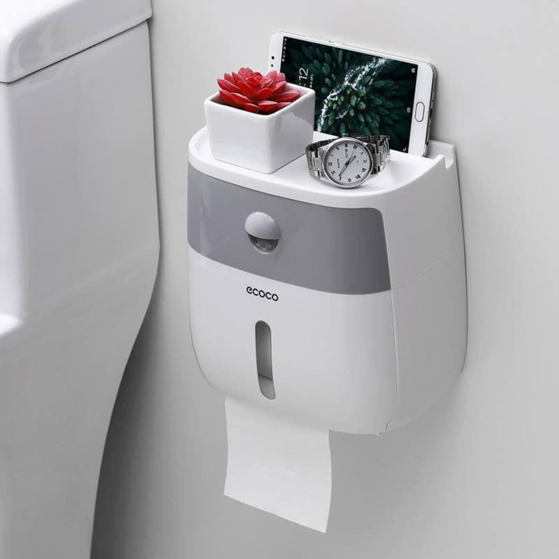 KỆ ĐỂ PHÒNG VỆ SINH 2IN1 ECOCO 2 TẦNG E1804