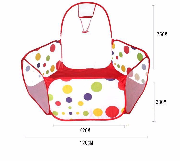 Lều bóng chấm bi kèm 100 bóng cho bé