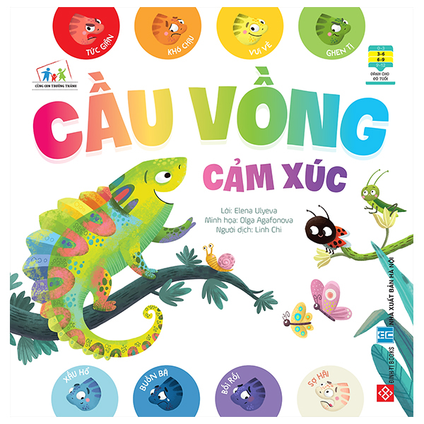 Fahasa - cùng con trưởng thành - cầu vồng cảm xúc