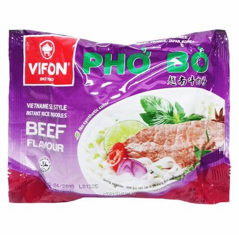 Thùng 30 gói phở bò Vifon 65g