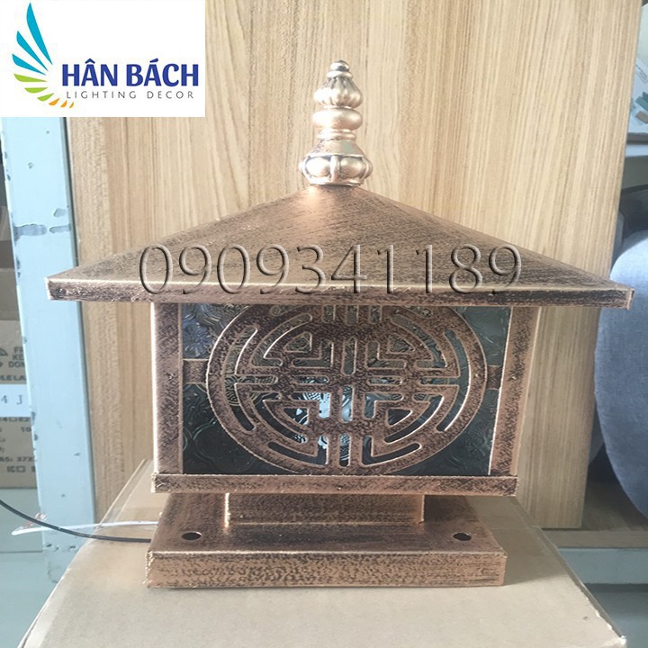 [RẺ VÔ ĐỐI] ĐÈN TRỤ BỜ BAO - ĐÈN TRỤ HÀNG RÀO D200 HABALI