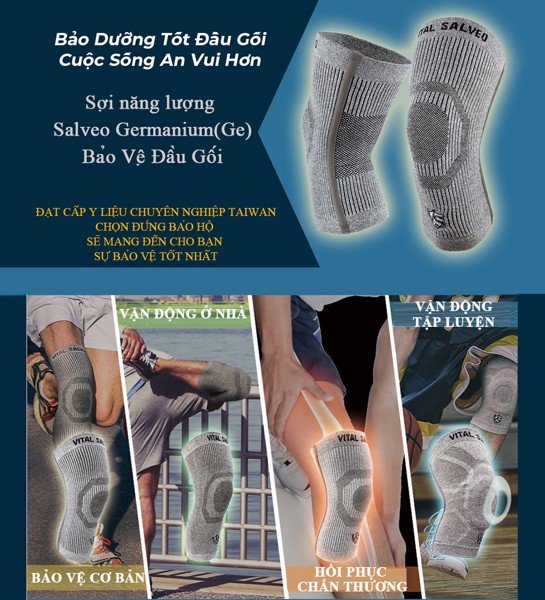 BÓ GỐI, ĐAI BĂNG ĐẦU GỐI DỆT 3 CHIỀU S-PRO ( 1 CHIẾC )