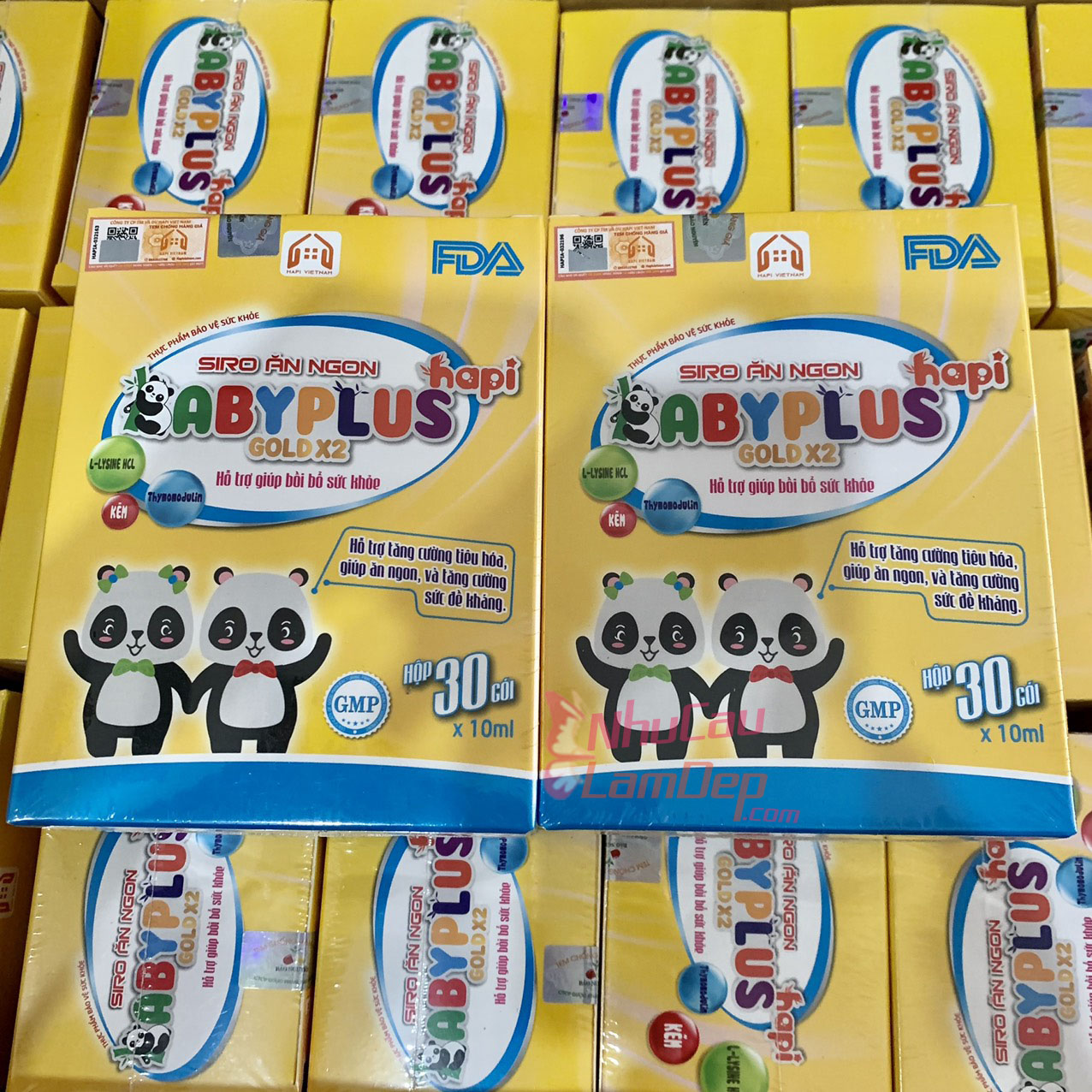 2hộp siro ăn ngon baby plus chính hãng