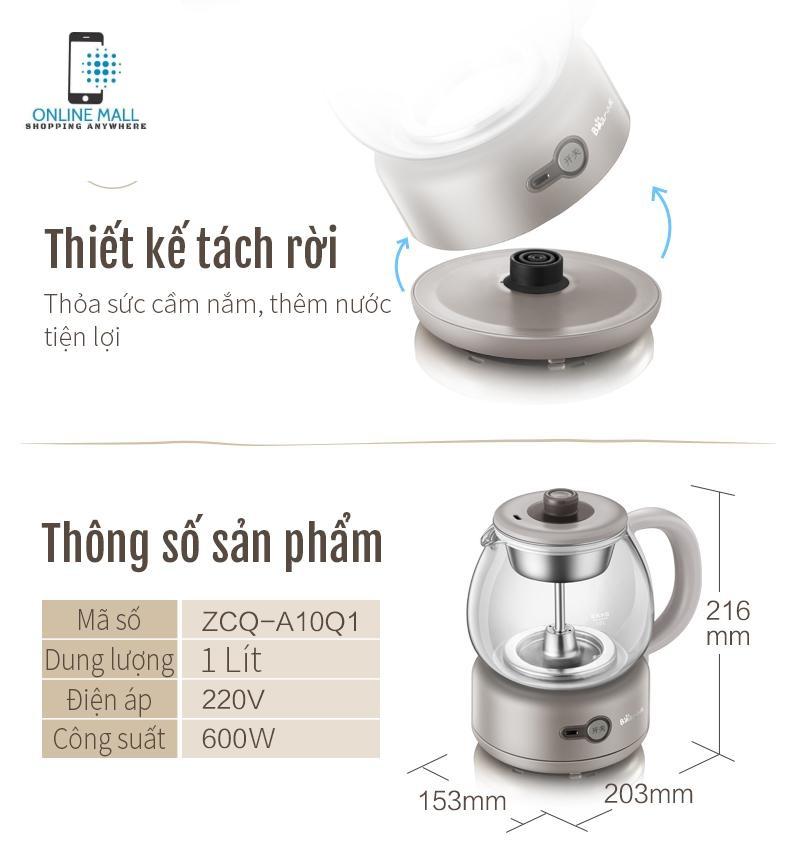 Online Mall- Máy pha trà hơi nước tự động gia dụng