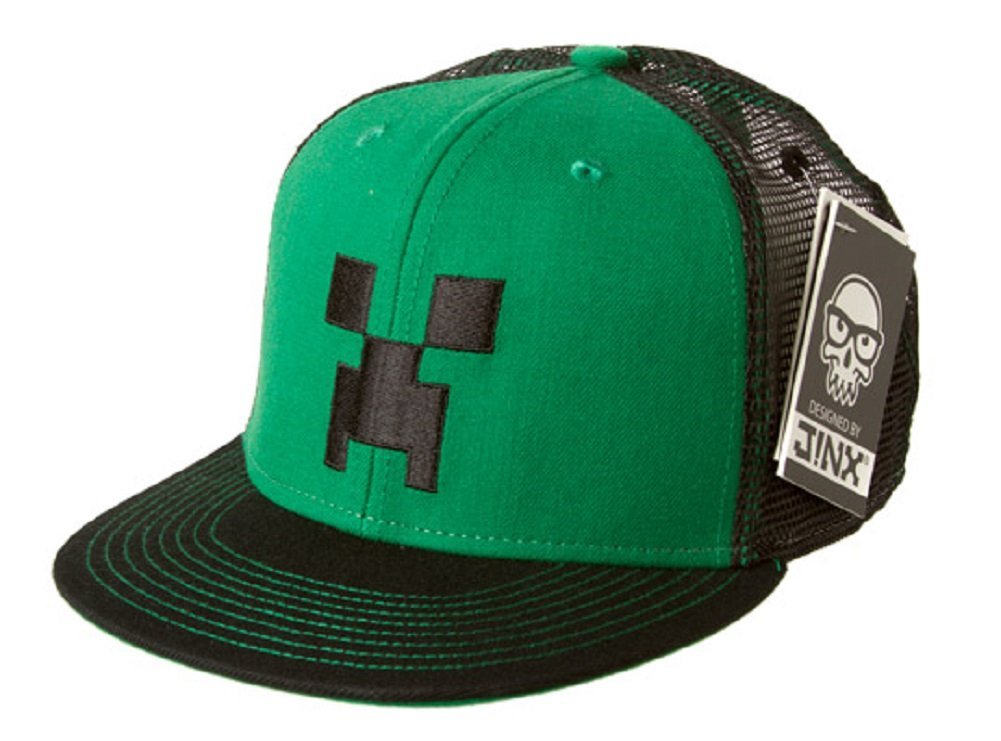 Mũ Minecraft Creeper Xanh Đen