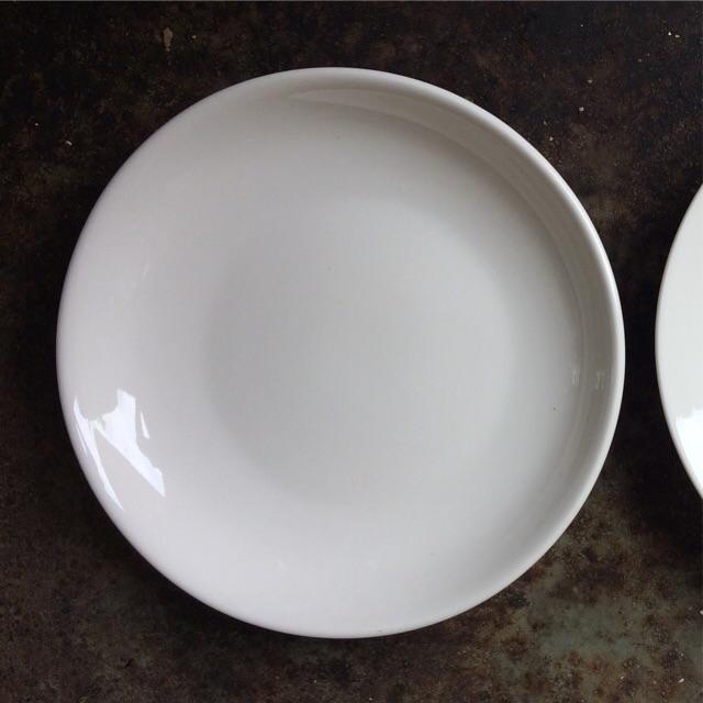 Bộ 10 dĩa sứ trắng lòng sâu 6inch (đường kính 15cm)