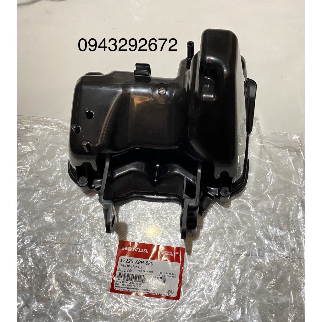 Thân Bầu Lọc Khí ( Bầu Lọc Gió ) Wave A100, S100, Rs100 Honda (17225KPH880)