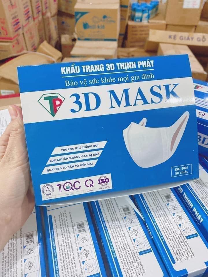Khẩu Trang 3D Mask   HỘP 50C