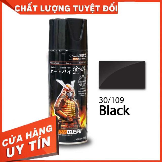 Samurai 109 - chai sơn xịt samurai black 109