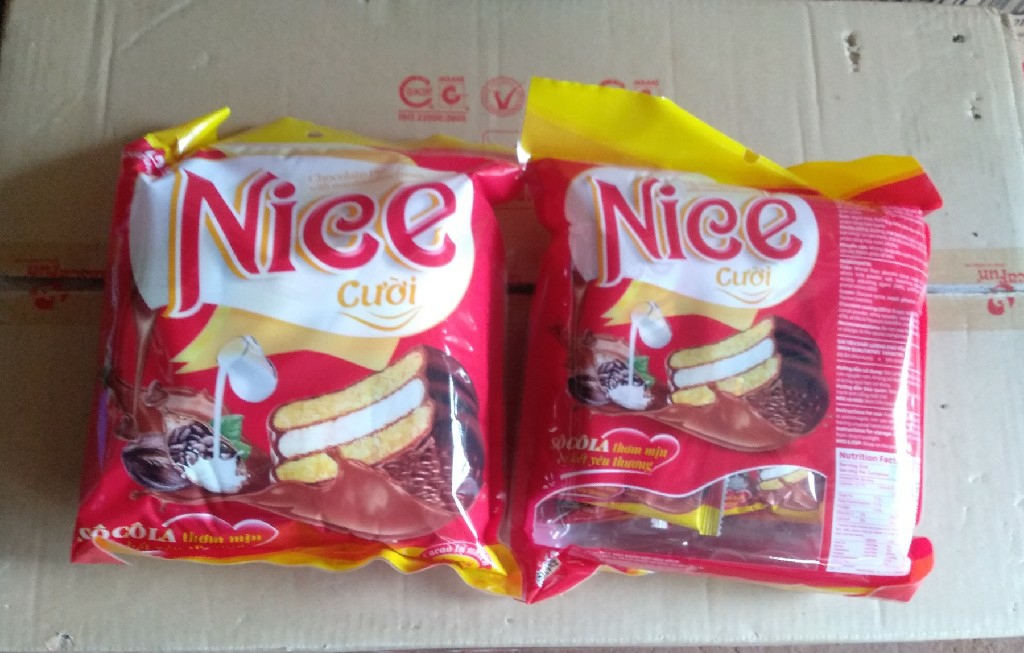 1 Túi Bánh Mềm Nice Socola 216g/túi - Biscafun