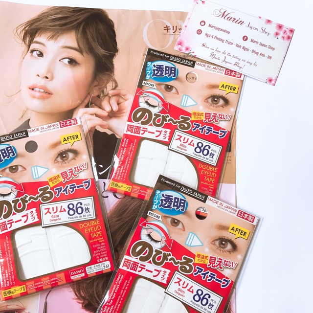 (Hàng Nhật)Miếng Dán Kích Mí Tàng Hình Nhật Bản Daiso