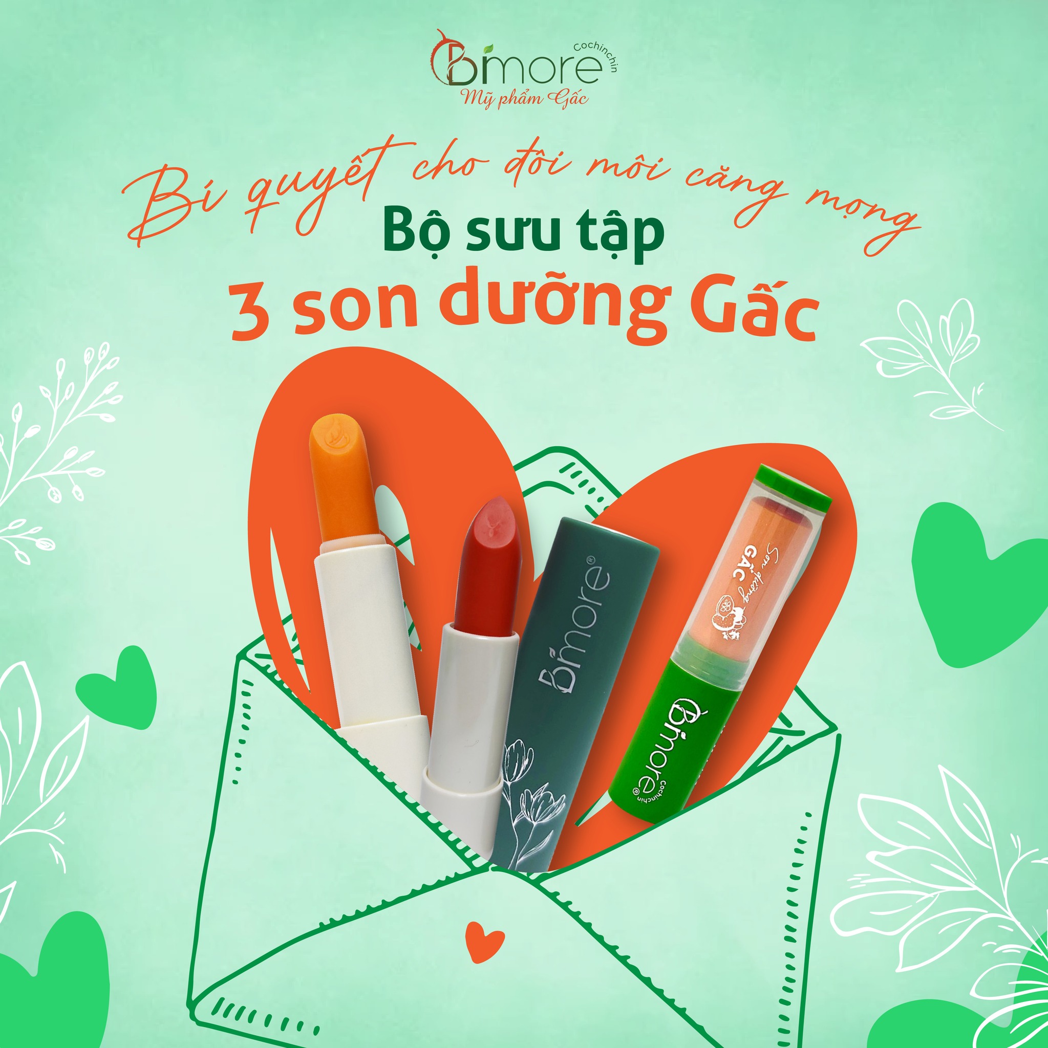 Son dưỡng Bambi 28_ Đỏ cam Gấc