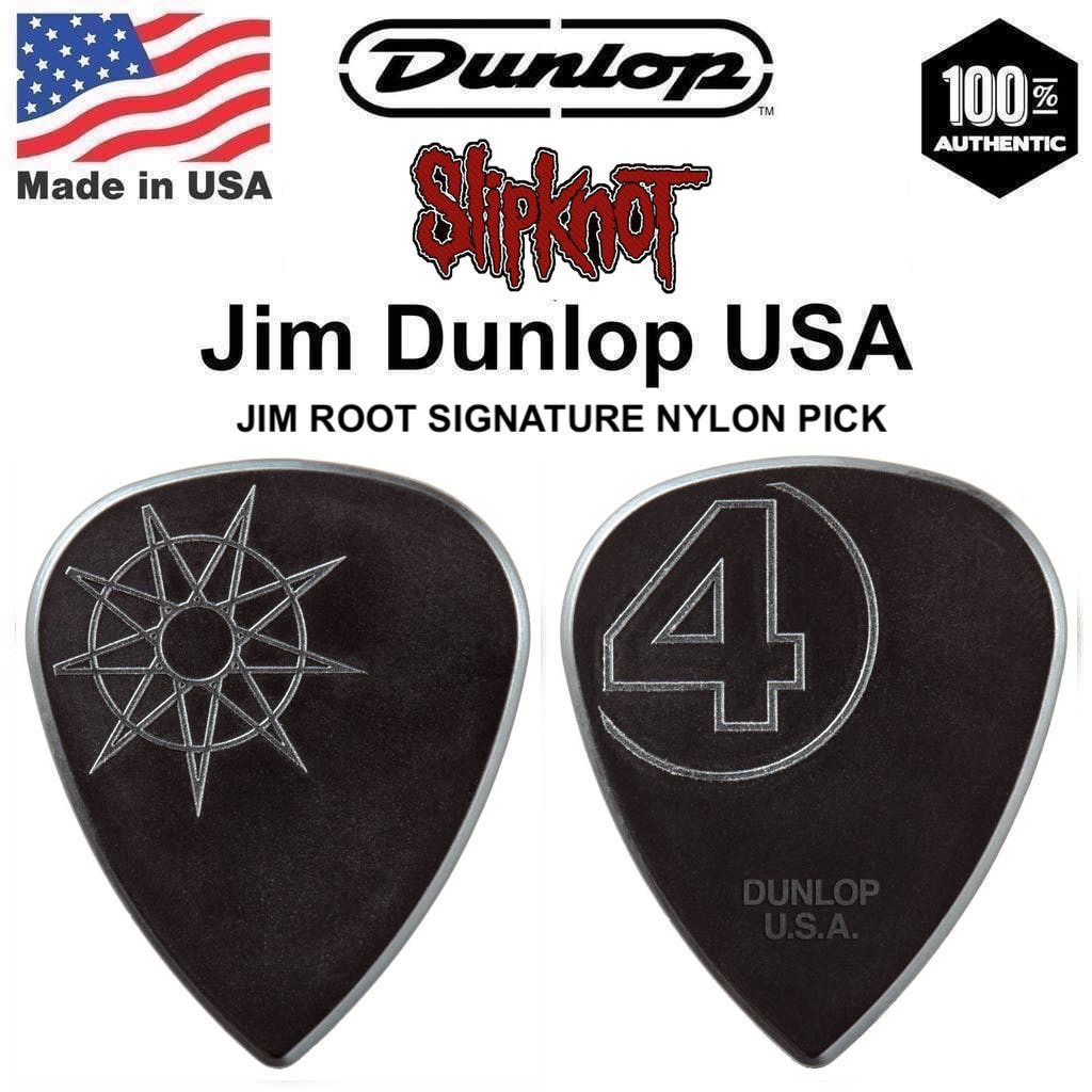 Pick gảy guitar, miếng gảy đàn guitar dunlop jim root nylon - nhập khẩu mỹ - phân phối sol.g
