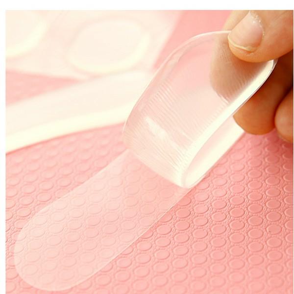 Combo 2 miếng lót giày silicon dán gót chân siêu mềm