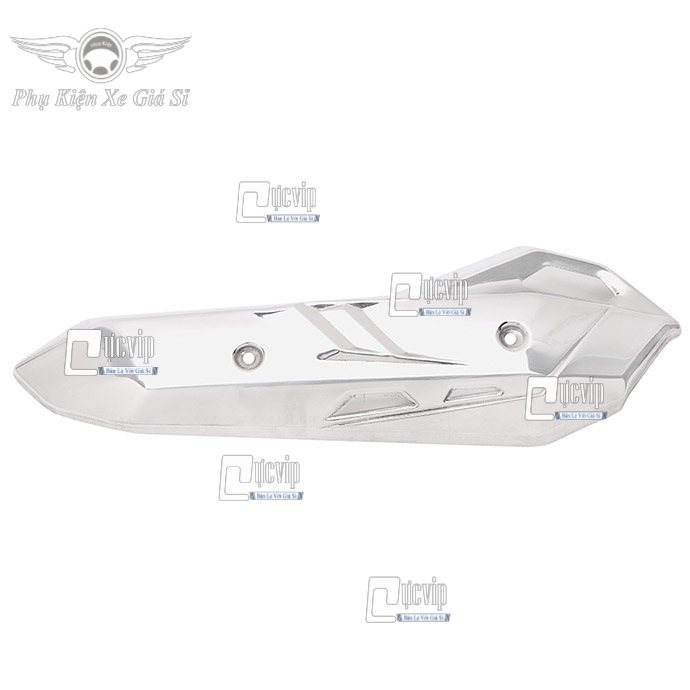 Ốp pô inox xe airblade 2020 , vario 2015 - 2017 ms2472