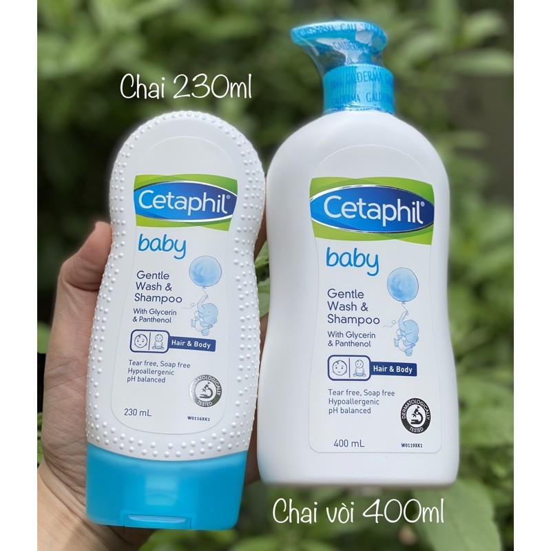 [5/2022] Sữa tắm gội Cetaphil cho bé 0m+ 230ml