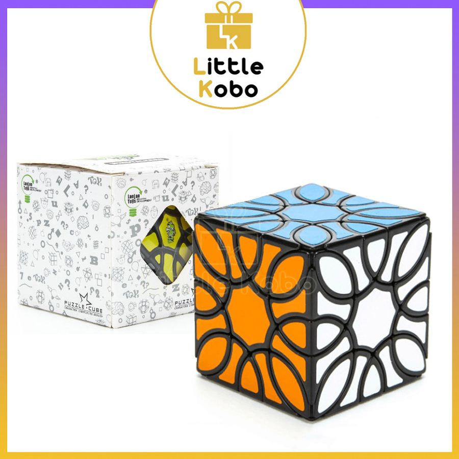 Rubik lanlan sunflower cube rubic biến thể 6 mặt đồ chơi trí tuệ trẻ em phát triển tư duy 3x3x3 - little kobo