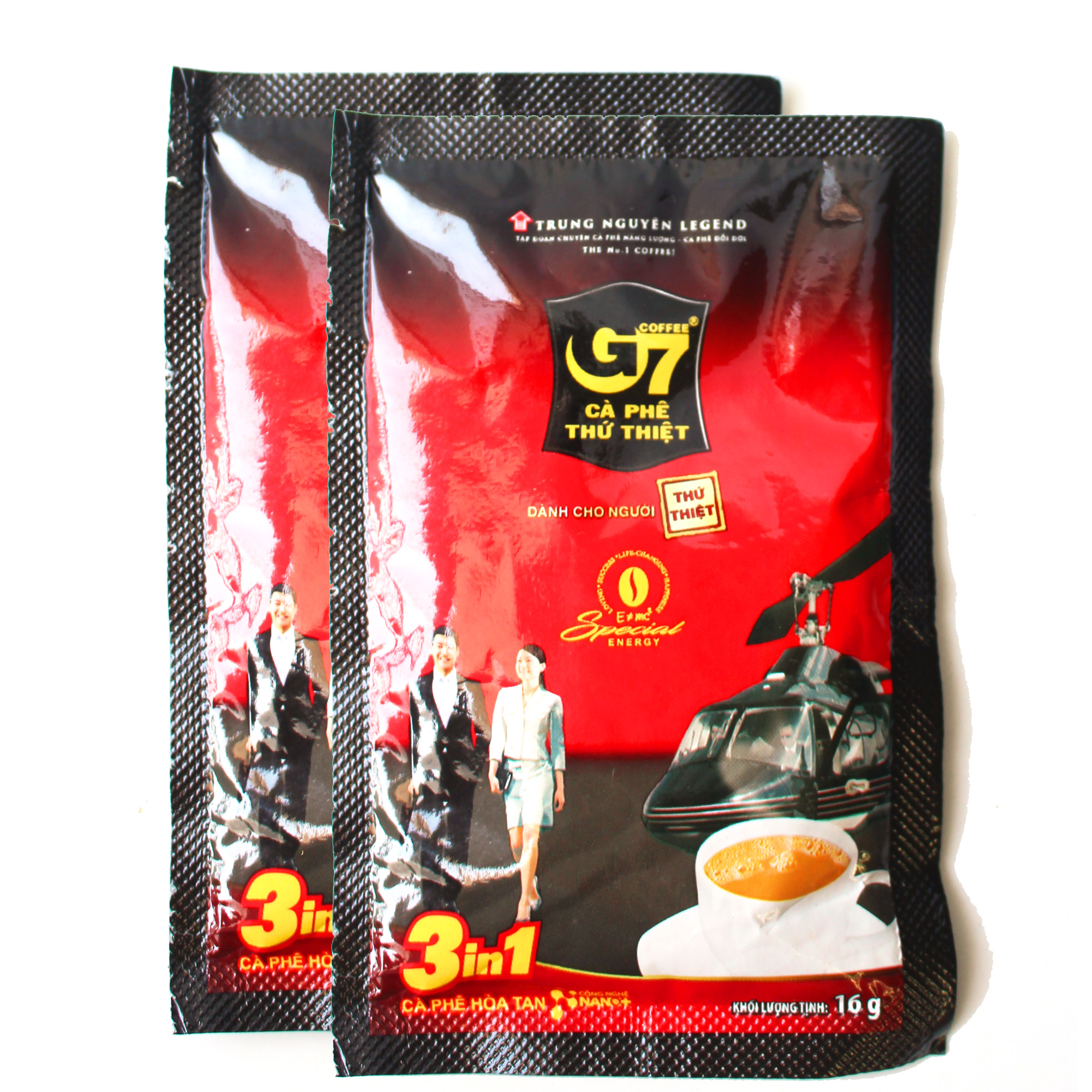 Combo 2 Gói lẻ 16gx2 - Cafe sữa hòa tan G7 3in1 - Trung Nguyên Legend