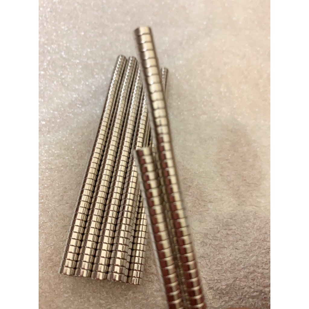 100 PCs 5x2mm nickel plated permanent magnet product good quality