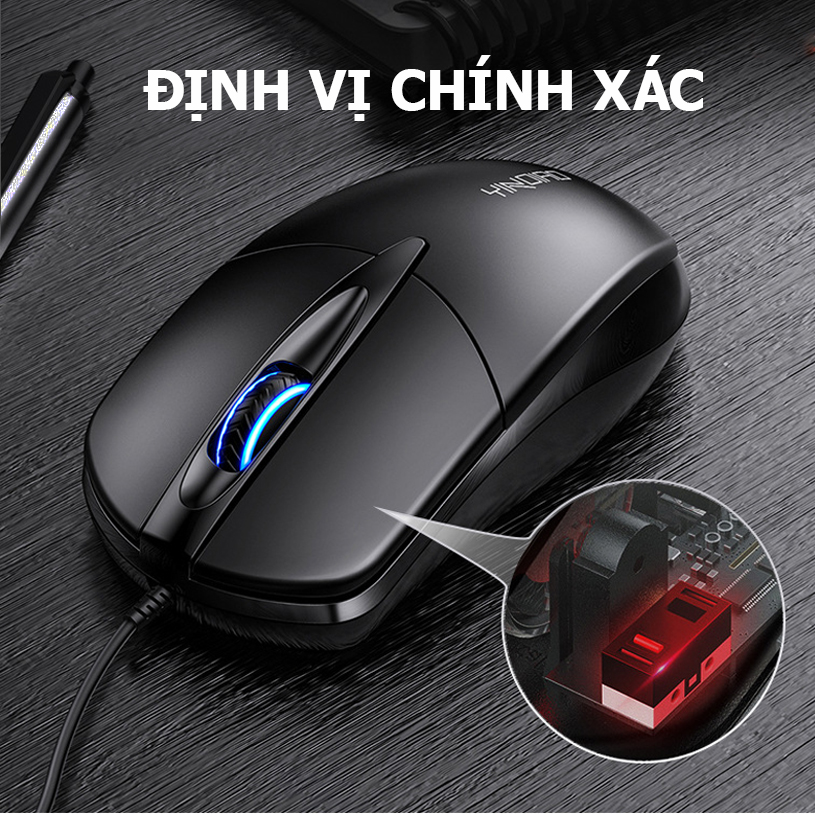 Chuột máy tính văn phòng có dây Poermax- G2