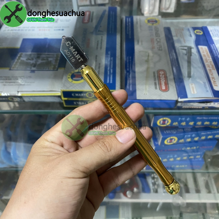[HCM]Dao cắt kính C-mart A0116 cán kim loại