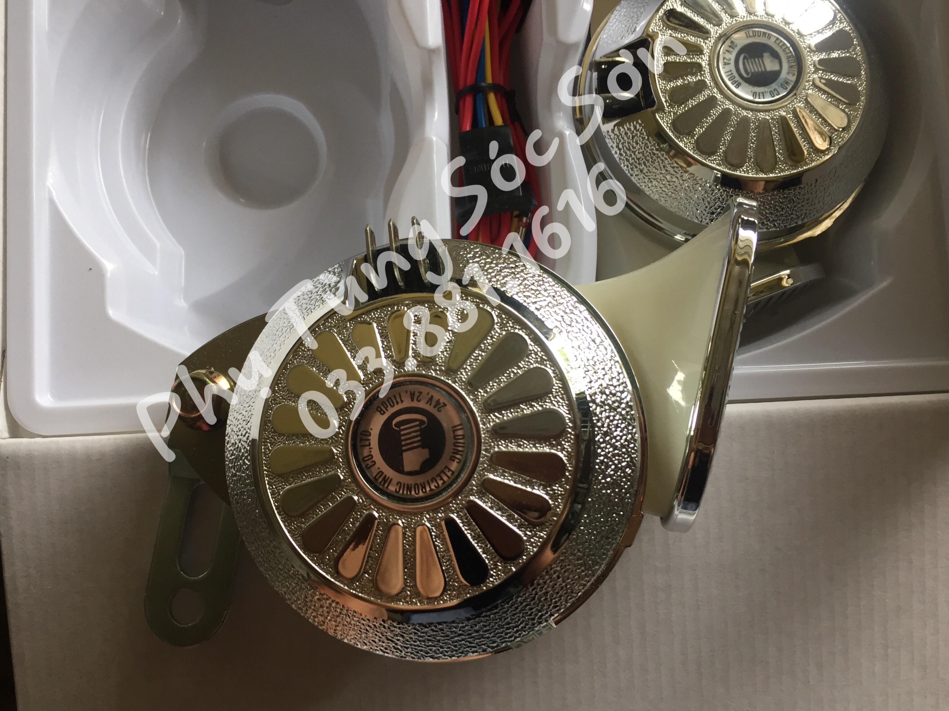 Còi ngân 3 tiếng hàn quốc  24v 110db