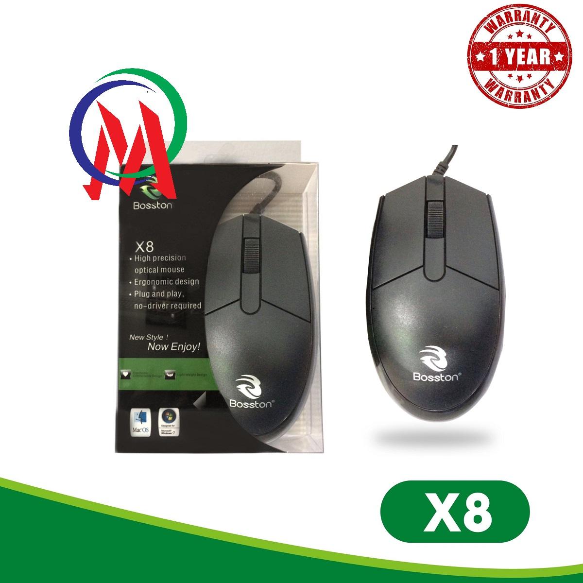 [HCM][Mua lẻ giá sỉ] Chuột máy tính có dây Bosston X8