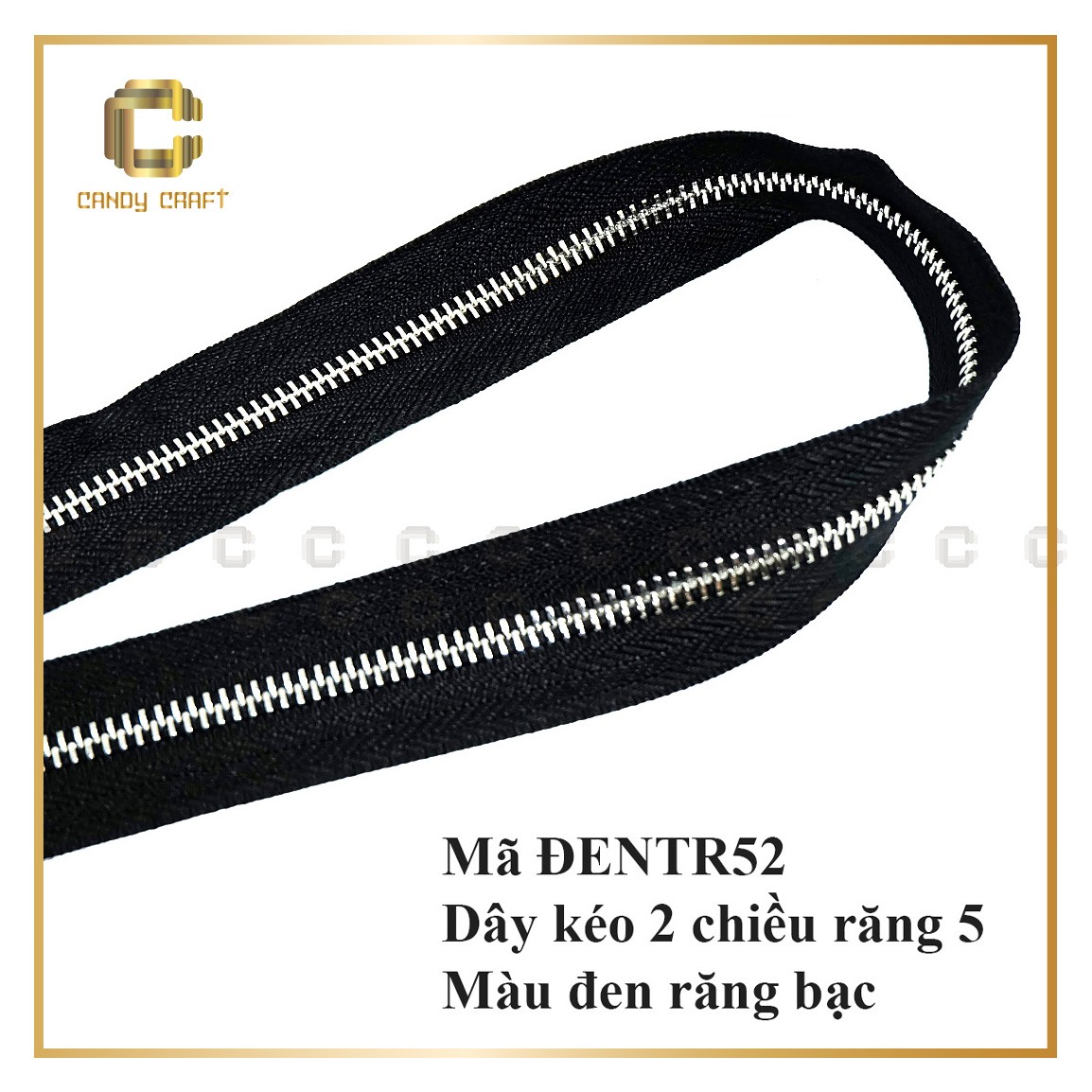 Dây kéo 2 chiều răng 5 (không kèm đầu khóa) - phụ kiện làm túi xách