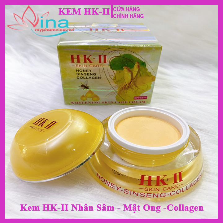 KEM HK-II DƯỠNG-TRẮNG DA NHÂN SÂM-MẬT ONG-COLLAGEN 20GR