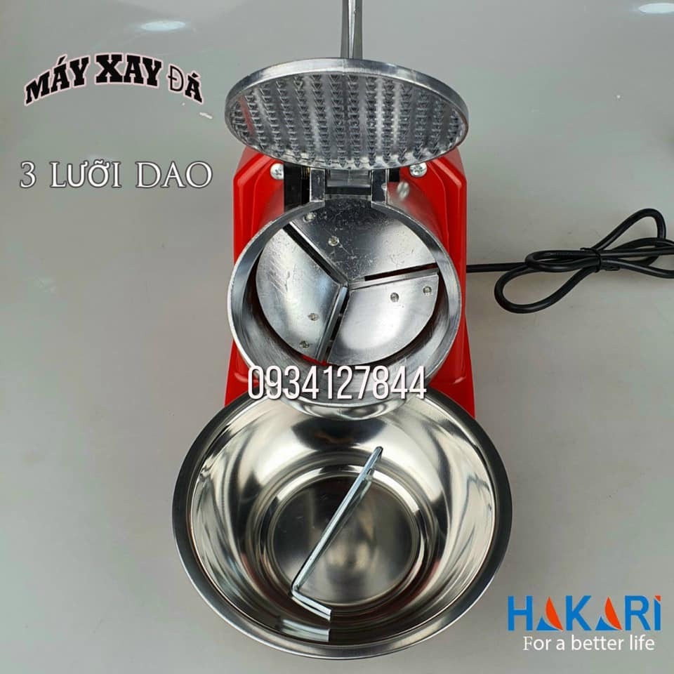 Máy Bào Đá 3 Dao 500W THAI LAN  (Bào nhanh Gấp 3 Lần máy bình thường)