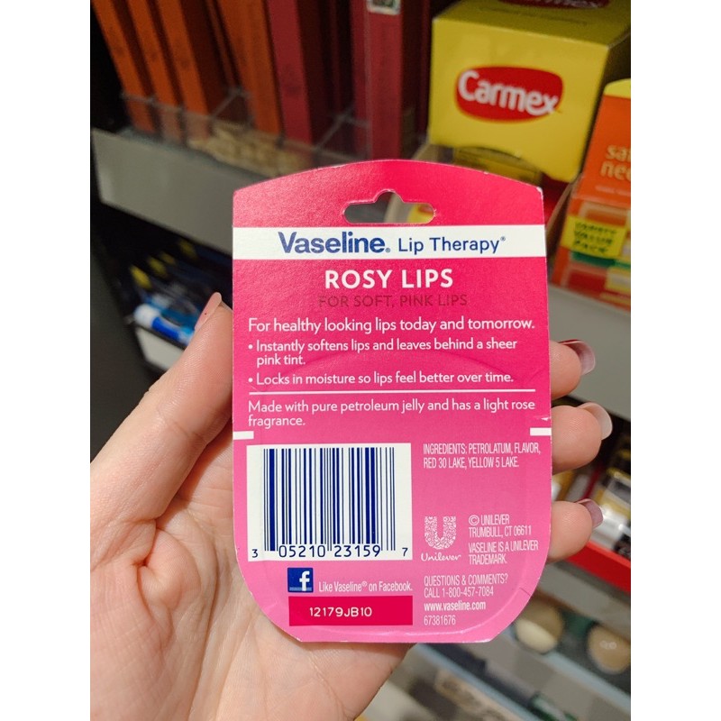 [HCM]Vaseline Dưỡng Môi  Sáp dưỡng môi Vaseline Lip Therapy 7g
