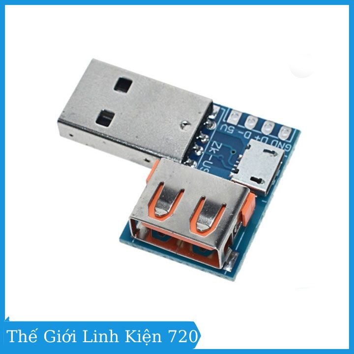 Mạch chuyển đổi usb đực sang usb cái và usb micro