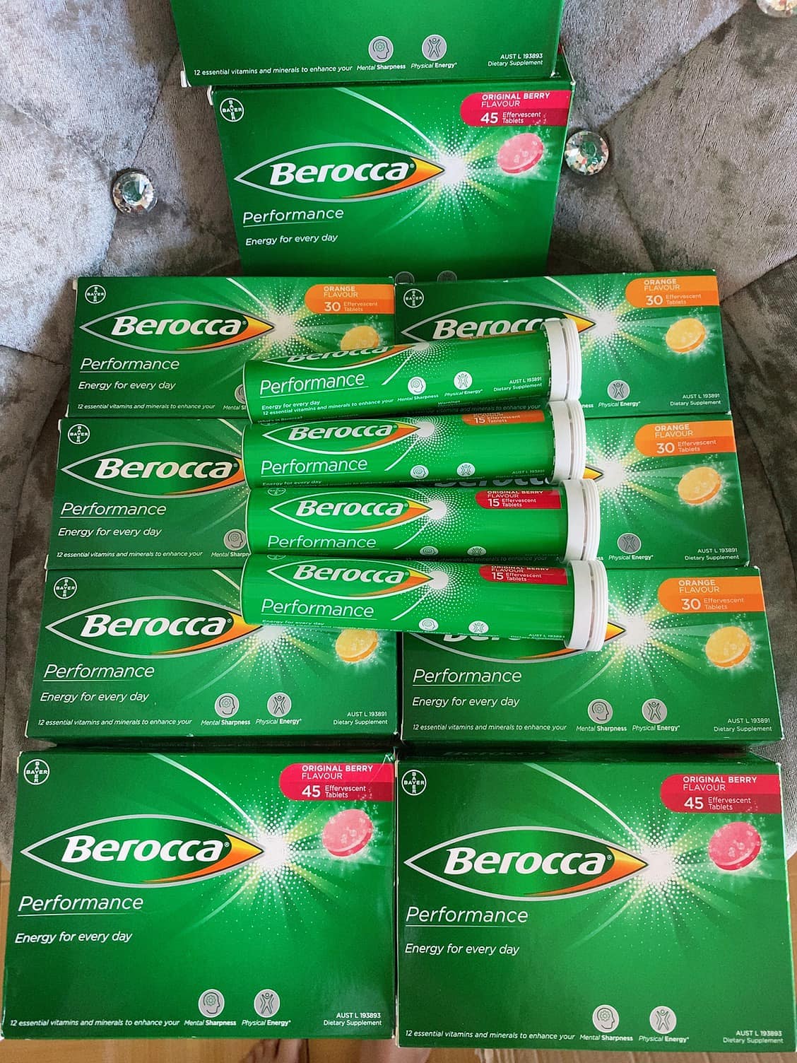 Viên C sủi Berocca - HỘP 75 VIÊN
