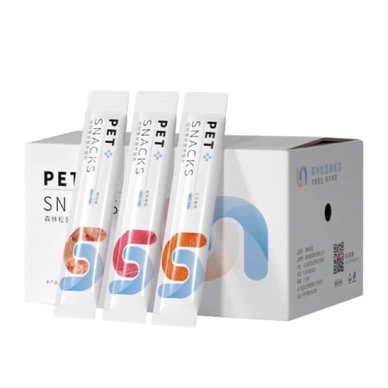 Súp Thưởng PETSNACK Cho Các Chiếc Mèo Tuýp Màu 15gr