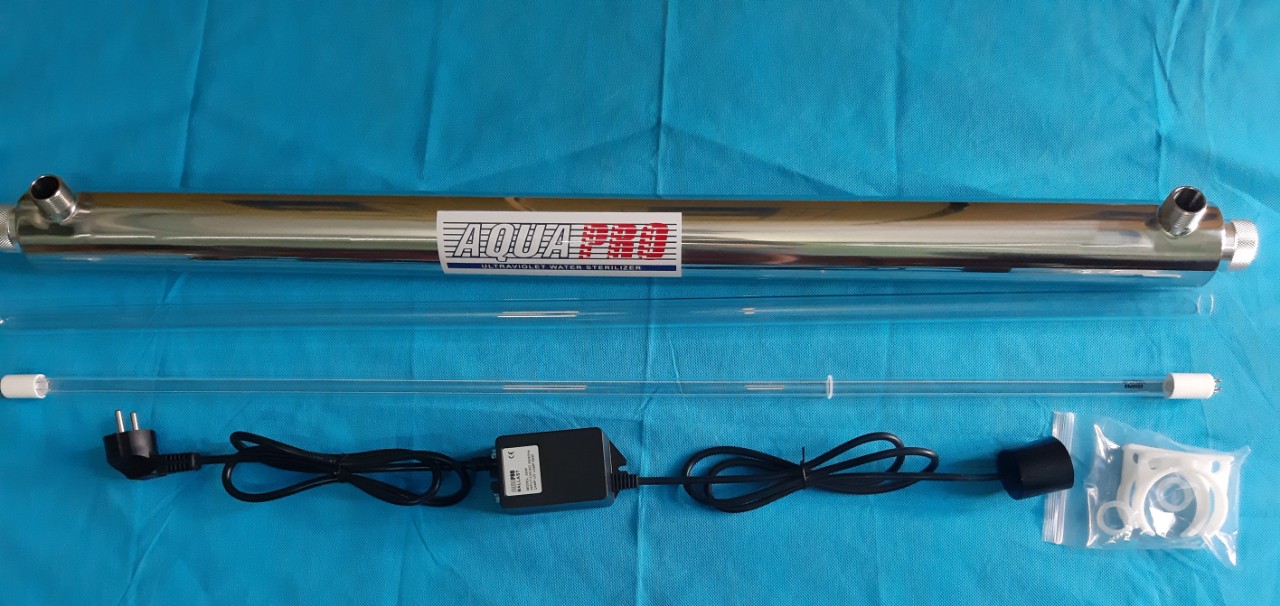 BỘ ĐÈN UV 55W 100 cm4 CHẤU DÙNG LỌC NƯỚC,BỘ ĐÈN UV TIỆT TRÙNG NGUỒN NƯỚC