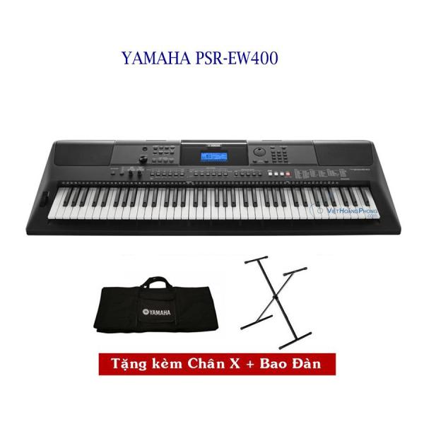 Đàn Organ Yamaha PSR-EW400 Kèm Giá nhạc + Chân X + Bao đàn - HappyLive shop