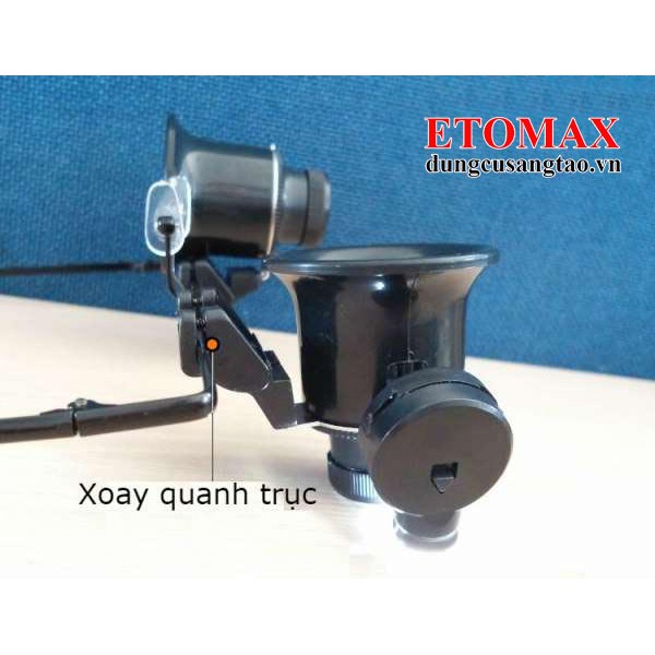 Kính lúp đeo mắt có đèn v1