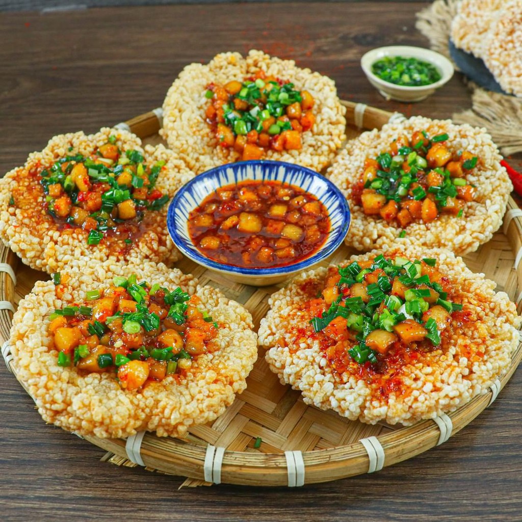 Set cơm cháy kho quẹt, nguyên liệu