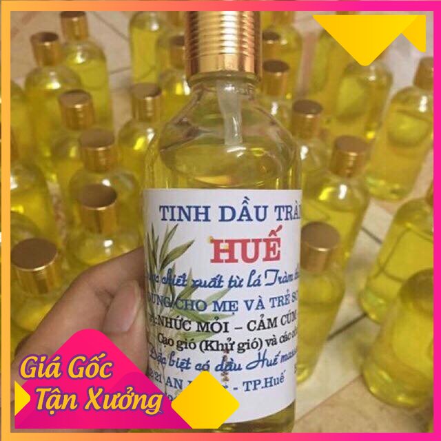 Tinh dầu tràm Huế chai tròn 100ml nguyên chất niềm tin của mọi nhà