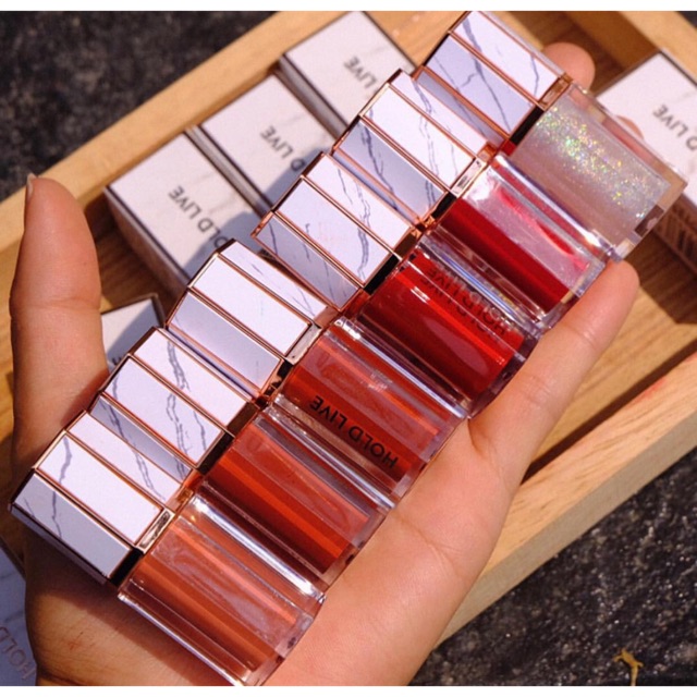 Son Kem Lì Vân Đá Marble Velvet Matte Lip Hold Live